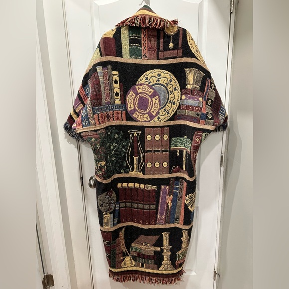 Handmade Jackets & Blazers - Library Shelf Tapestry Cocoon Coat - handmade by me